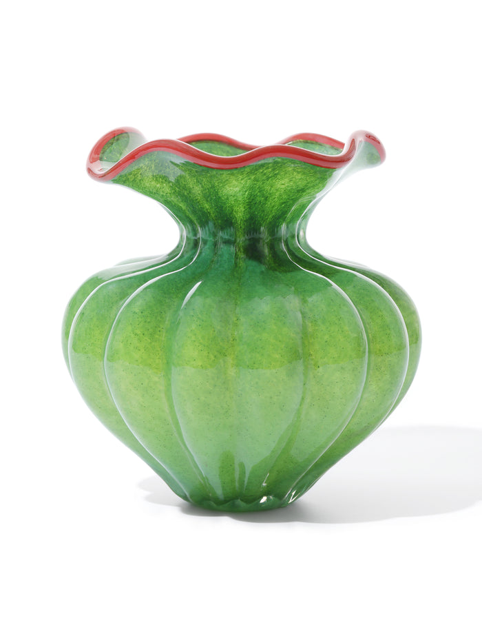 Emerald Crest Vase