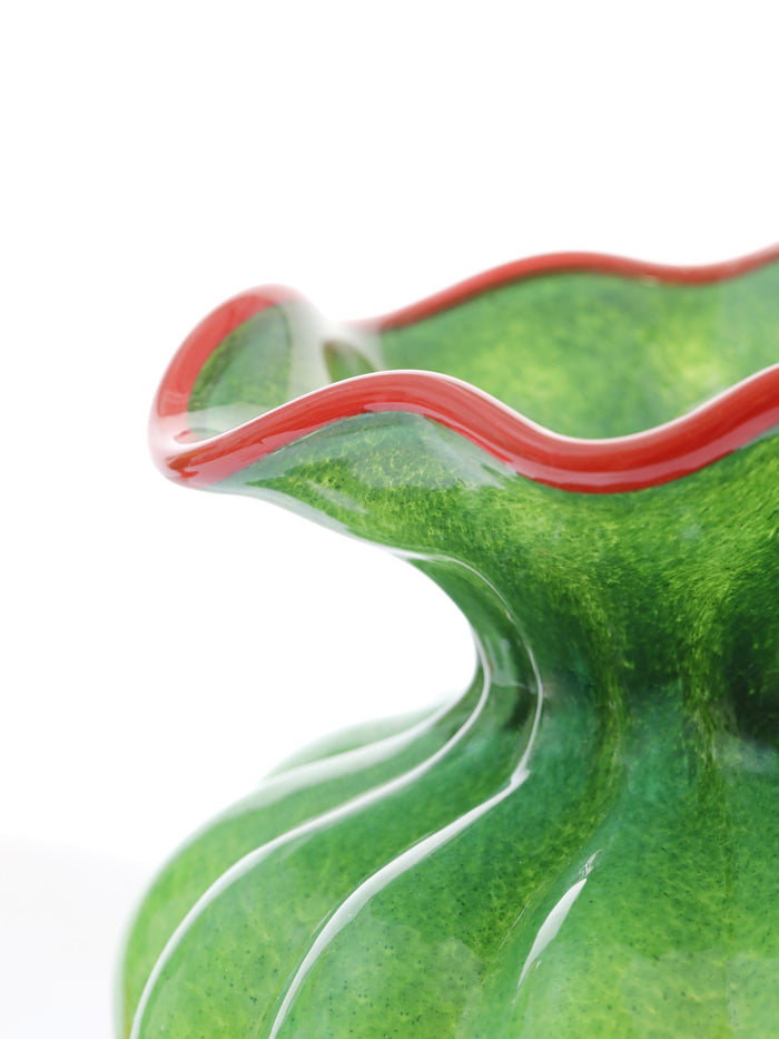 Emerald Crest Vase
