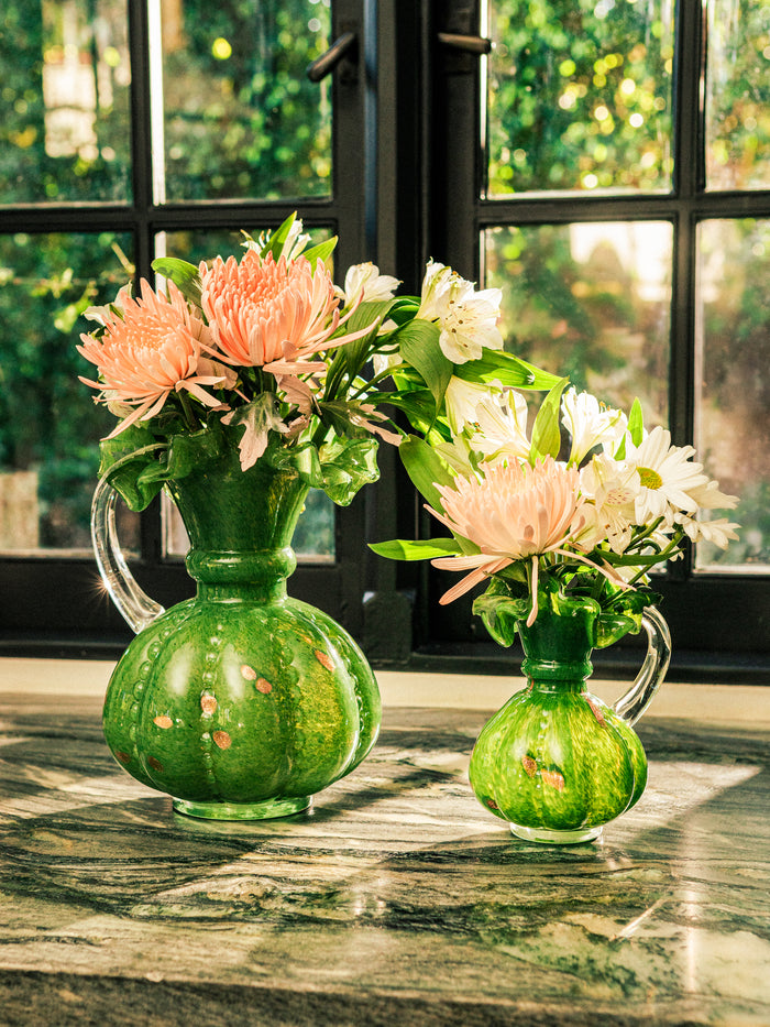 Twilight to Dawn Ruffled Vases Set of 3, Small