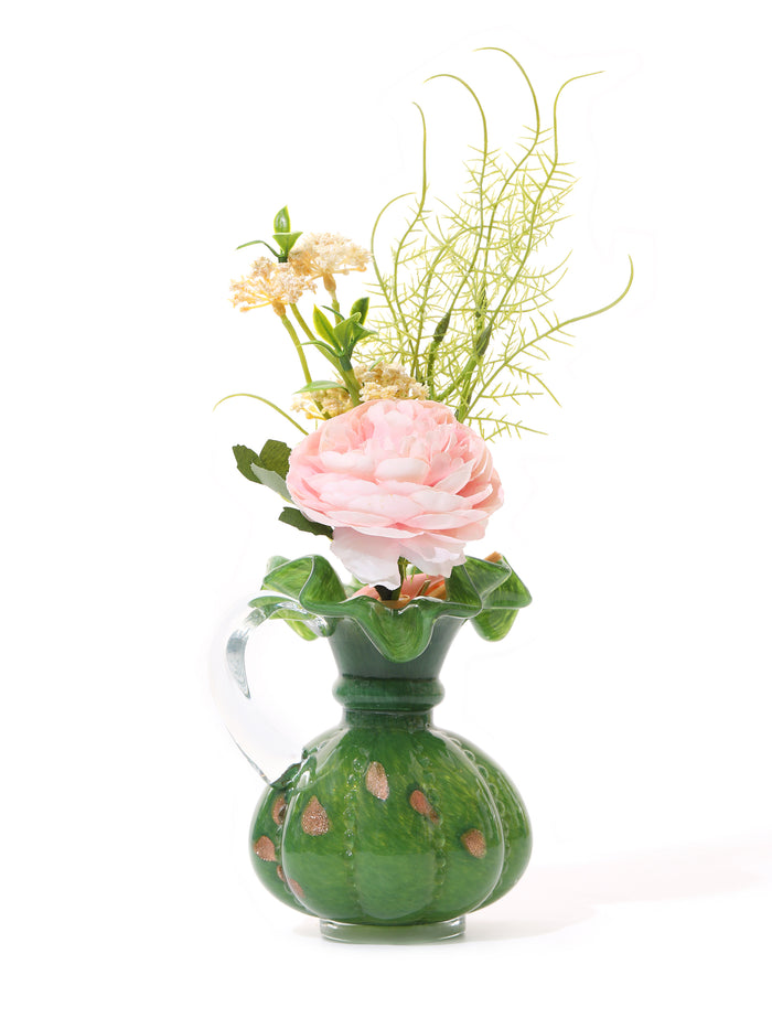 Twilight to Dawn Ruffled Vases Set of 3, Small