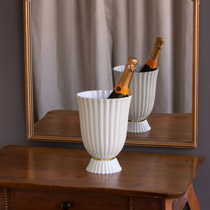 Beatriz Ball Encanto Vienna Large Vase — Holding an illustrative bottle, not included