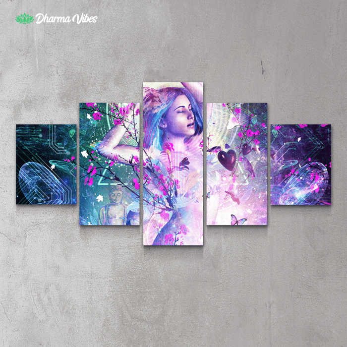Encounter with the Sublime by Cameron Gray 5-Piece Canvas