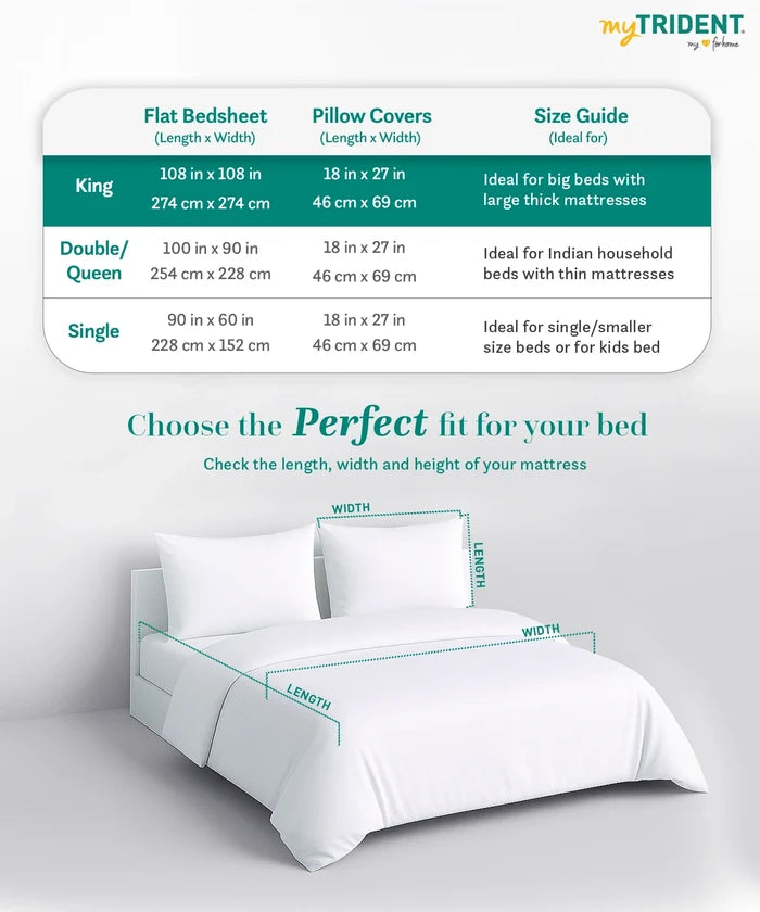 Everyday Printed King Bedsheet Set, Agatha Red| 120TC Cotton| 2 Pillow covers
