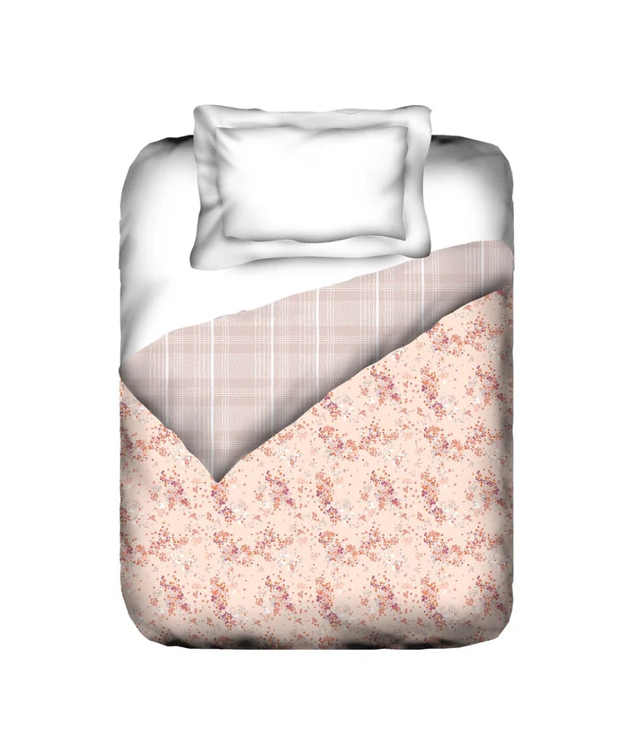 Everyday Single Dohar, Blossom Field|95 GSM Micro Polyester|Reversible