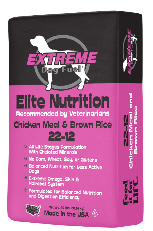 Extreme Dog Fuel Elite Nutrition Chicken Meal & Brown Recipe