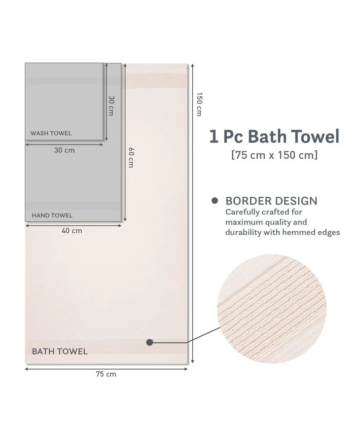 Finesse Fashion Waffle Bath Towel, Peyote|600 GSM Cotton