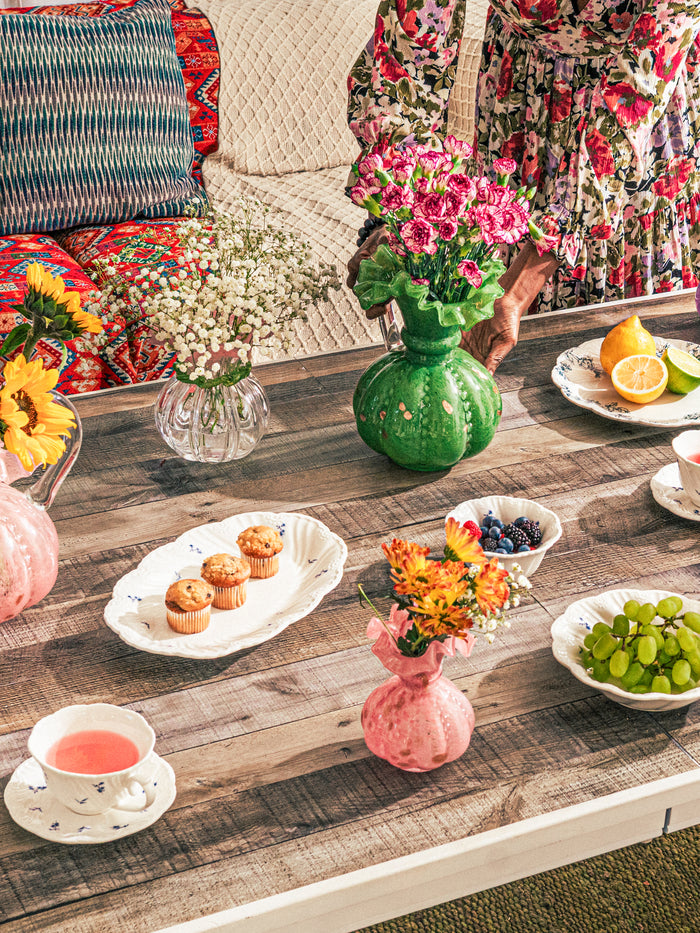 Fiora Bloom Oval Platter, 12 inch