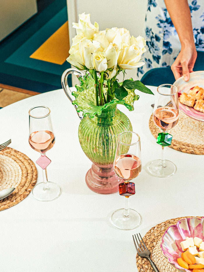Florence Jeweled Champagne Glasses
