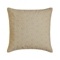 Fresh Linen - Beige Linen Embroidered Decorative Euro Sham