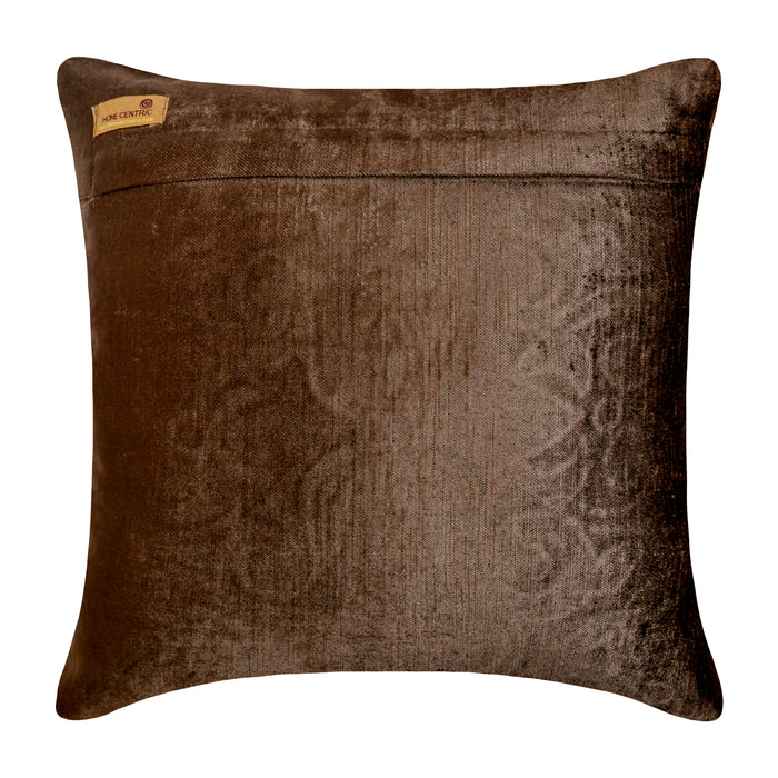 Fuchsia Kingdom - Pink Velvet Decorative Euro Sham