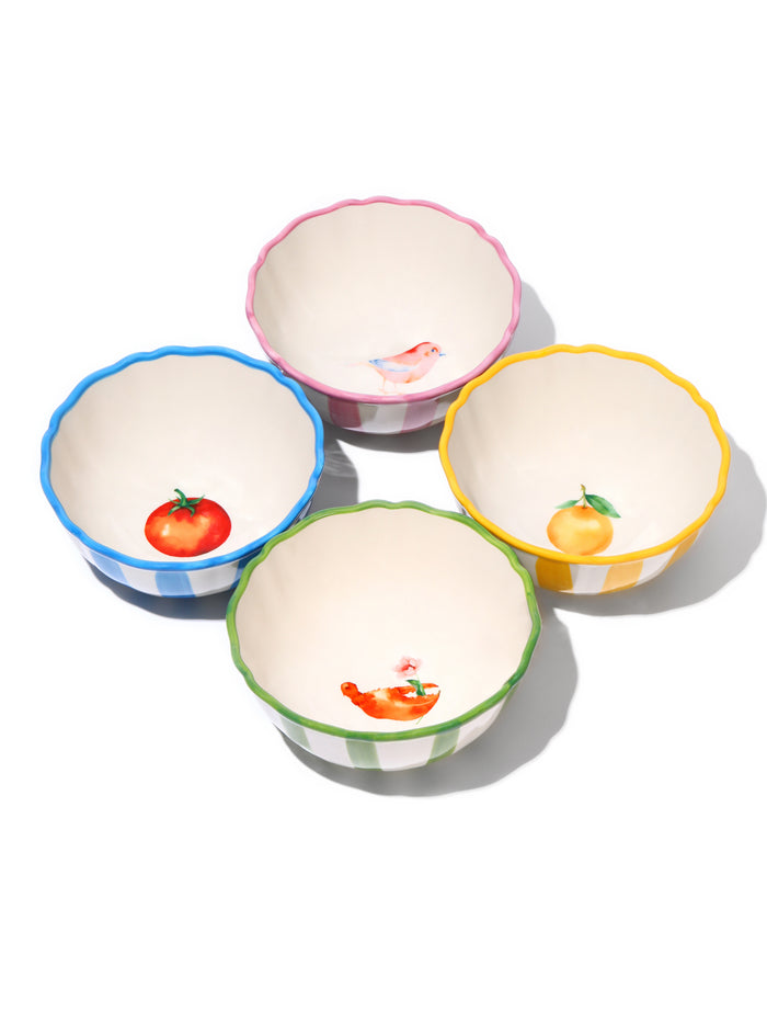 Garden Feast Bowl, Lobster, 6 Inch