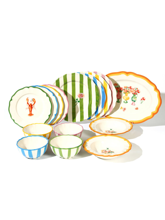 Garden Feast Bowl, Tomato, 6 Inch