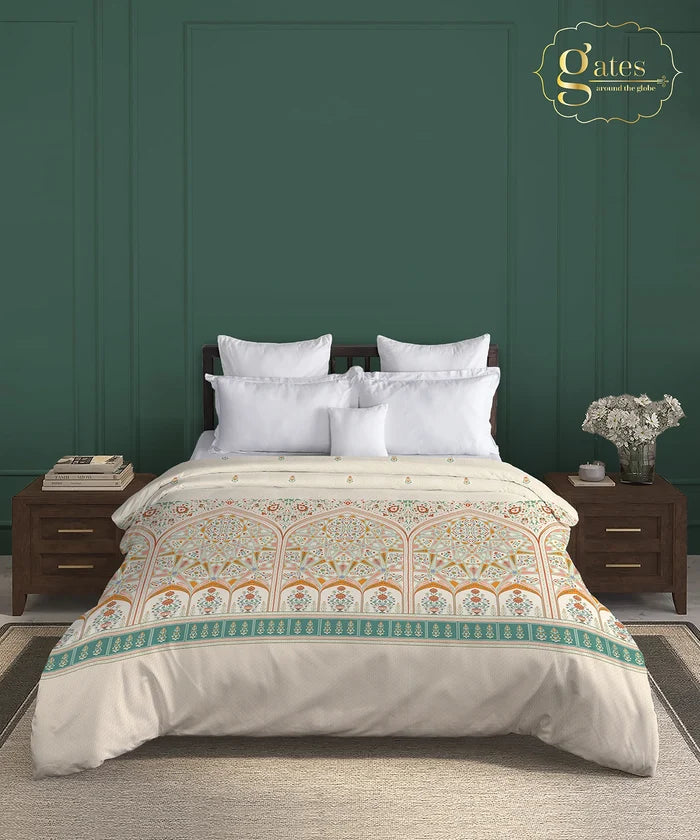 Gates Around The Globe Double AC Comforter, Arqadia| 180 TC Cotton