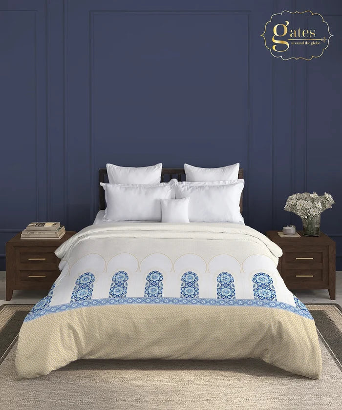 Gates Around The Globe Double AC Comforter, Moorique| 180 TC Cotton