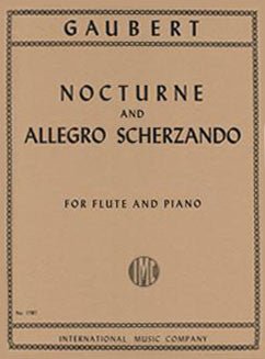 Gaubert, P. - Nocturne and Allegro Scherzando - FLUTISTRY