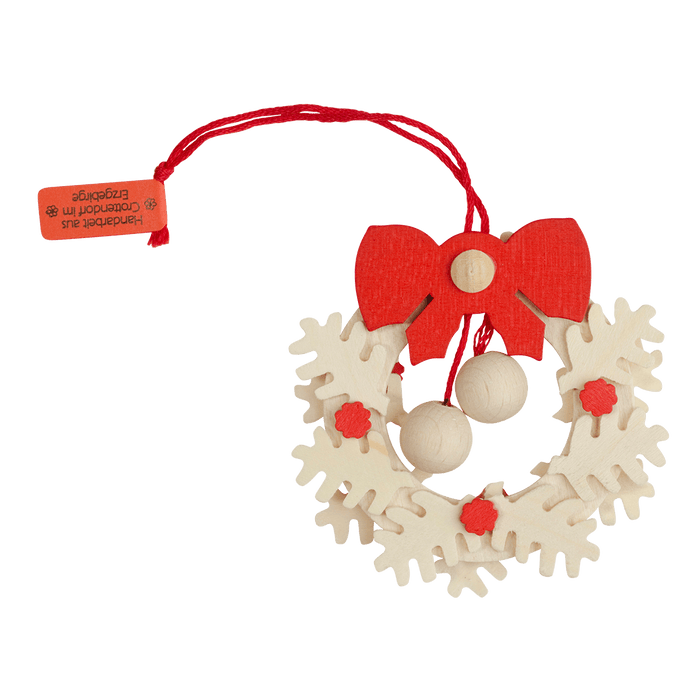 German Christmas Ornament: Christmas Wreath with Baubles