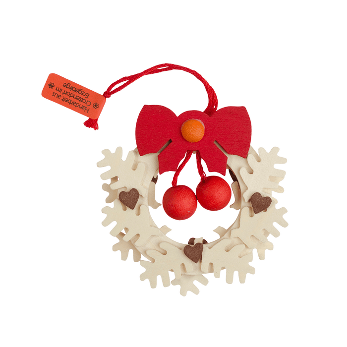 German Christmas Ornament: Christmas Wreath with Baubles