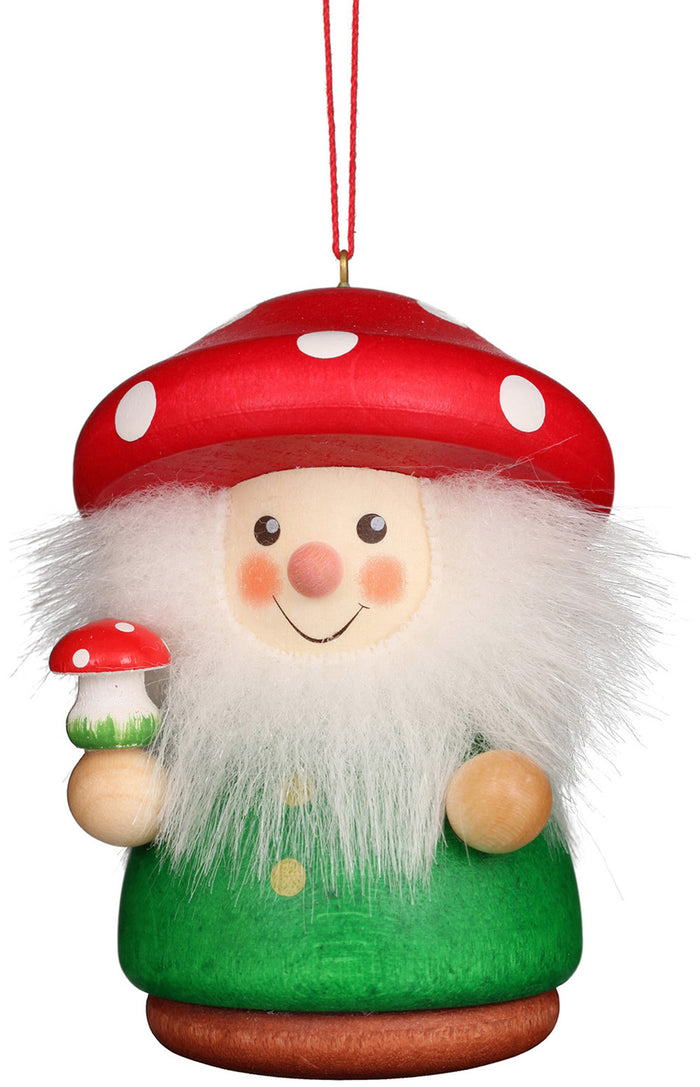 German Christmas Ornament: Toadstool Chap