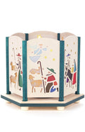 German Tea Light Luminary: Nativity Scene