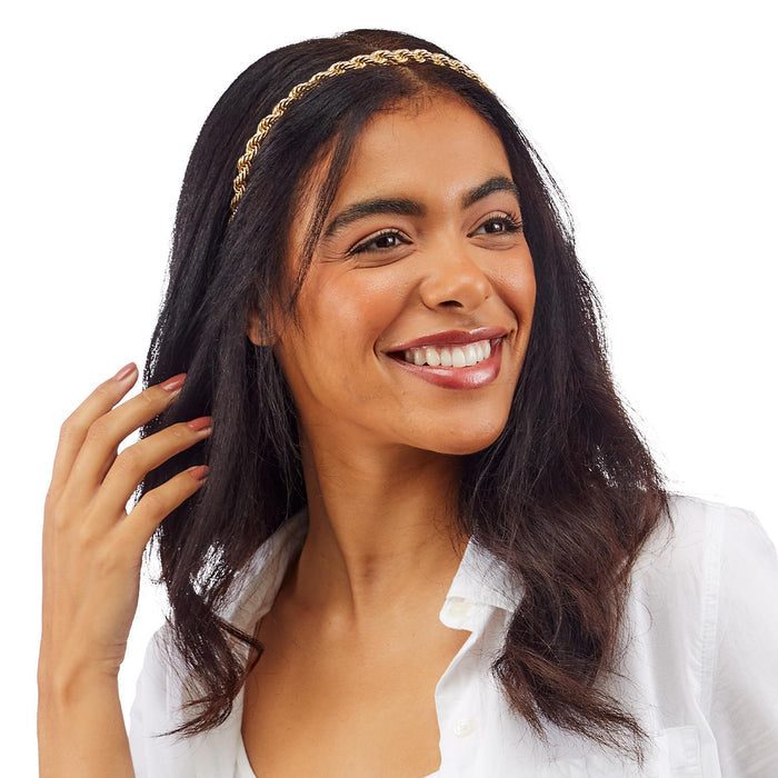 Gold Detailed Metal Headbands