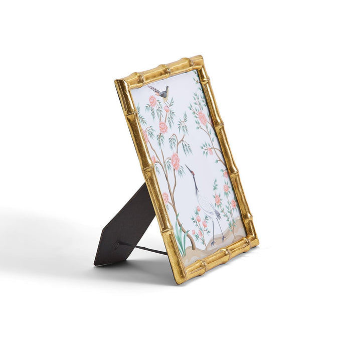 Gold Faux Bamboo Photo Frame