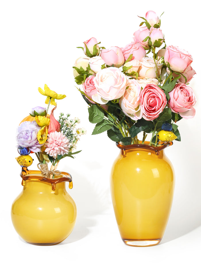 Golden Honeybee Vase, Tall