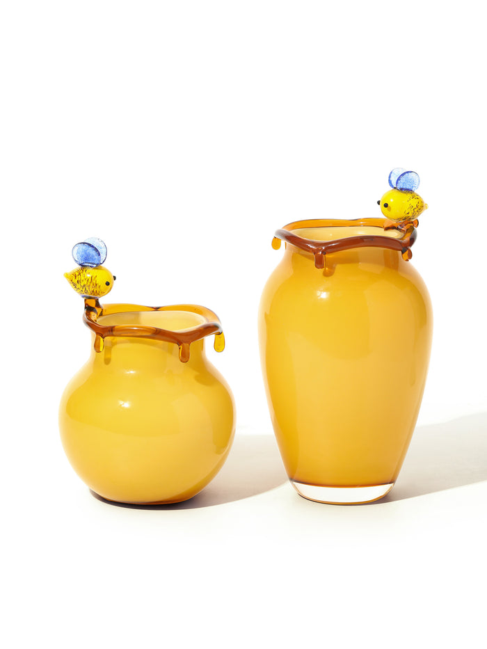 Golden Honeybee Vase, Tall