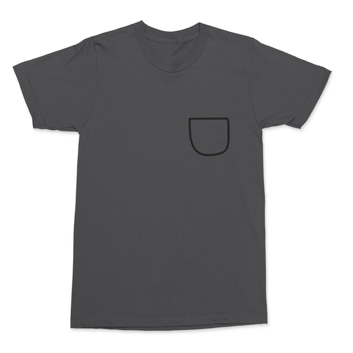 grey pocket shirt