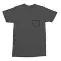 grey pocket shirt