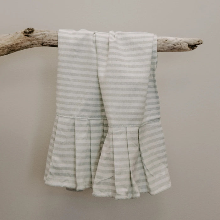 Grey Striped Tea Towel