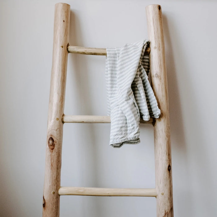 Grey Striped Tea Towel