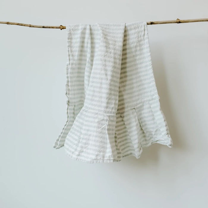 Grey Striped Tea Towel