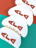 Hair Claw Clip- Alpha Gamma Delta