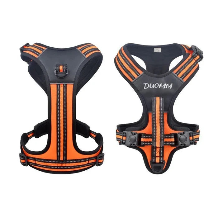 Heavy Duty Dog Harness with Handle. Padded Reflective No Pull Vest for Medium Large Dogs like Pitbull, Shepherd