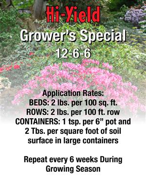 HI-Yield Grower's Special 12-6-6 (3.25 lbs)
