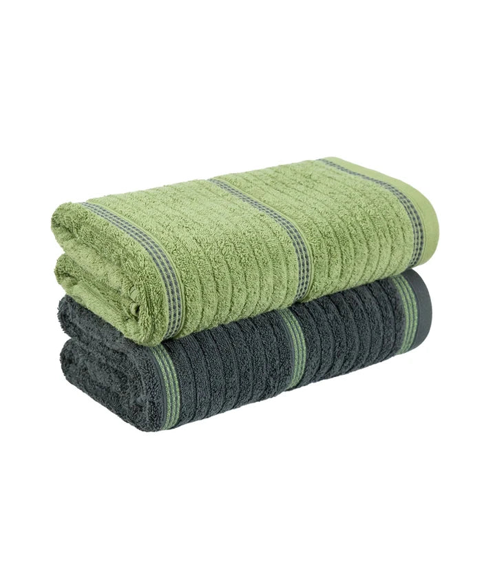 His & Her 2 PC Bath Towel Set, Ace & Joker|500 GSM Cotton