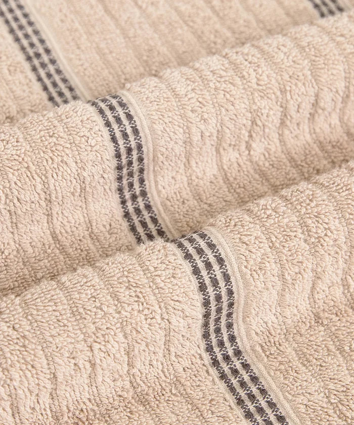 His & Her 2 PC Bath Towel Set, Jim & Jam|500 GSM Cotton