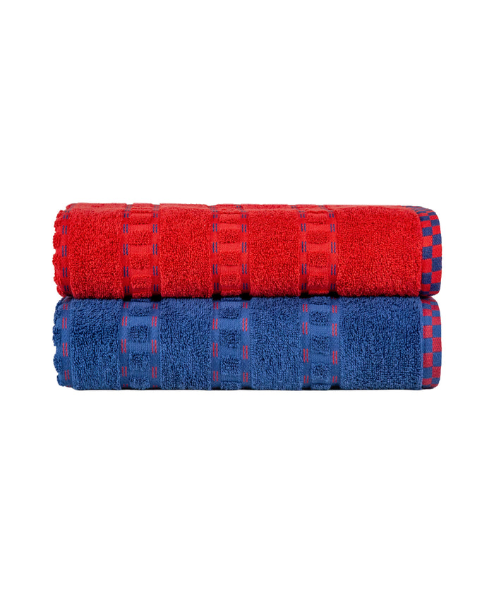 His & Her 2 PC Bath Towel Set, Tom & Jerry|500 GSM Cotton