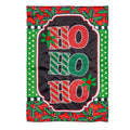 Ho Ho Ho Applique Garden Flag