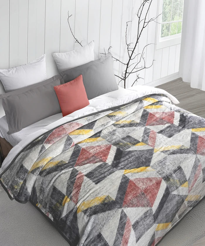 Home Essential Imperial 1 Ply Double Blanket, Levi| 290GSM