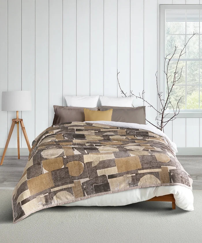 Home Essential Imperial 1 Ply Double Flannel Blanket, Willow| 1.3 KG