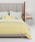 Home Essential King Printed Bedsheet, 144TC, 100% Cotton-Emaar Olive