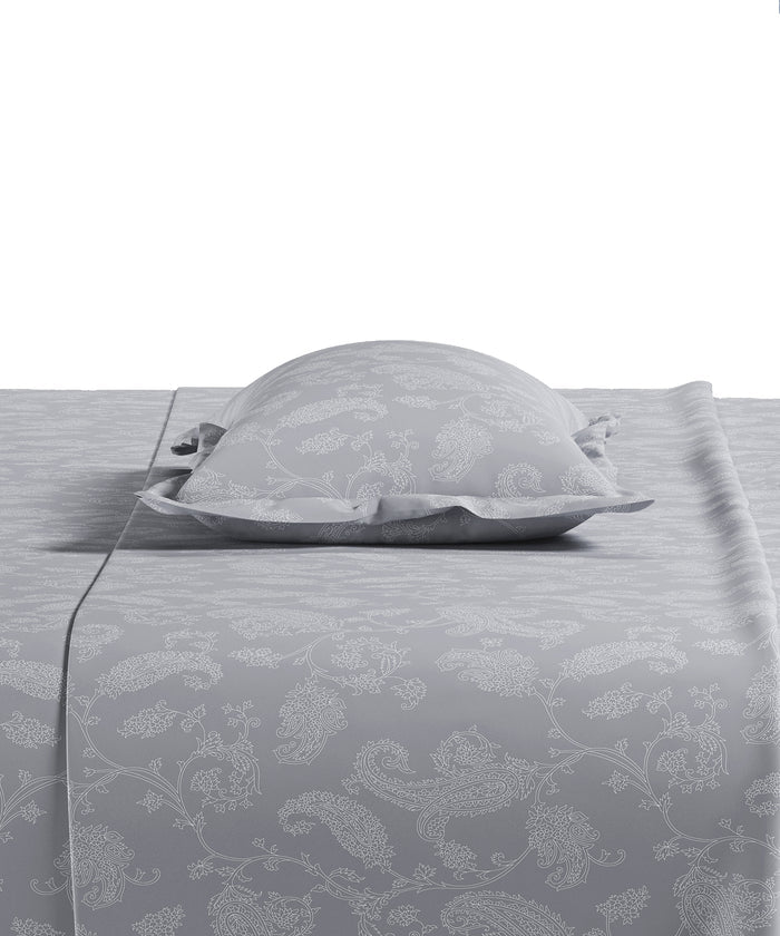 Home Essential Pastel Poetry Floral King Bedsheet, NITARA CLOUD|144TC Cotton| 2 Pillow Covers