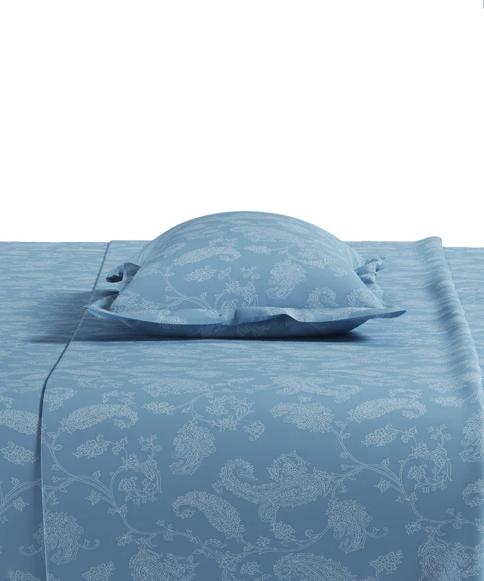 Home Essential Pastel Poetry Floral King Bedsheet, NITARA COPENHAGEN|144TC Cotton| 2 Pillow Covers