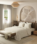 Home Essential Pastel Poetry  King  Bedsheet Set, Antra Butter|144TC Cotton| 2 Pillow Covers