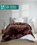 Home Essential Soft Sanctuary 1 Ply Single Flannel Blanket,Nora|1.8 KG