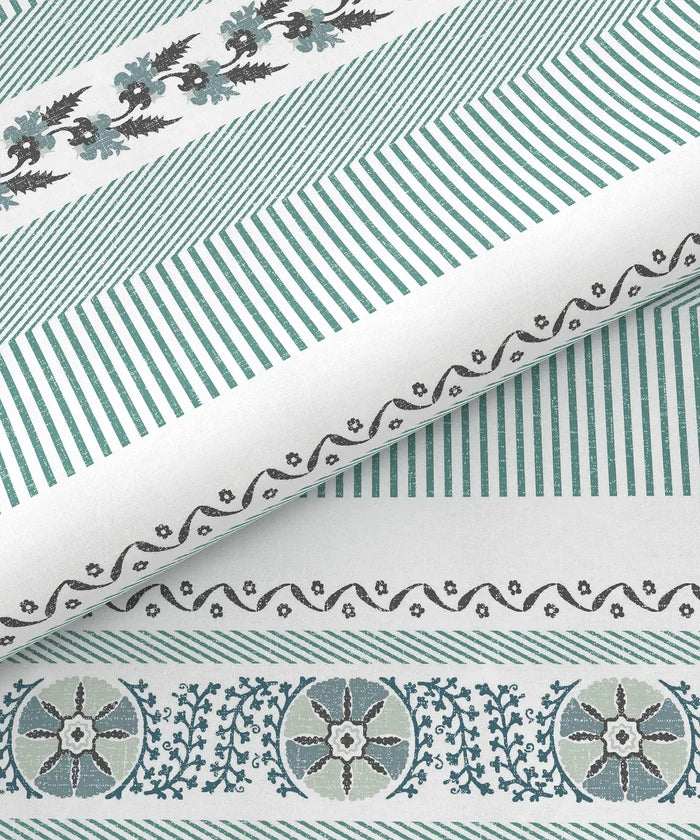 Home Essential Suzani Bedding Set, Naqsh|144 TC Cotton| 4 Pc Set