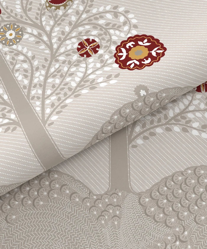 Home Essential Suzani Bedding Set, Zulfiyan|144 TC Cotton| 4 Pc Set