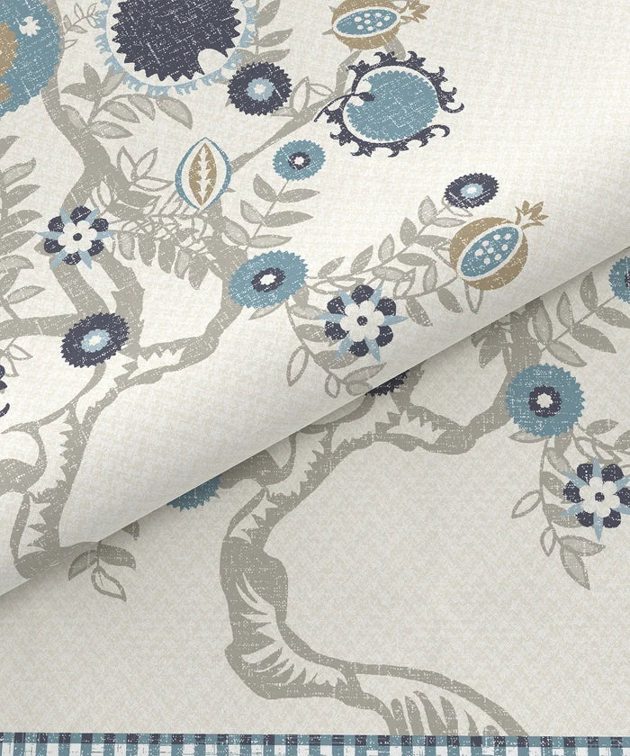 Home Essential  Suzani King Bedsheet, Resham Raag|144TC Cotton| 2 Pillow Covers