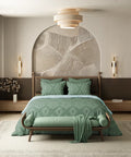 Home Essentials Pastel Poetry Bedding Set, Sanjh Jade| 144 TC Cotton|4 Pc Set